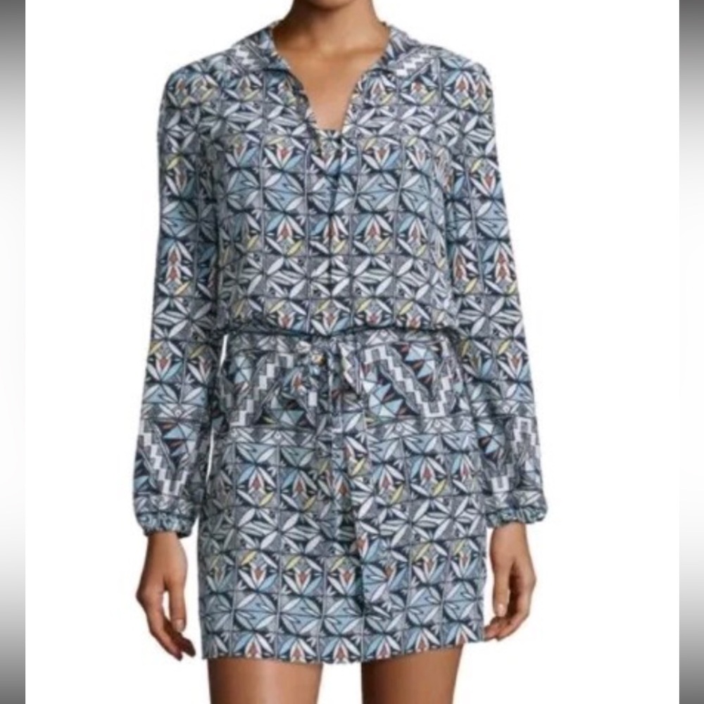 Tory Burch Silky Shirt Dress